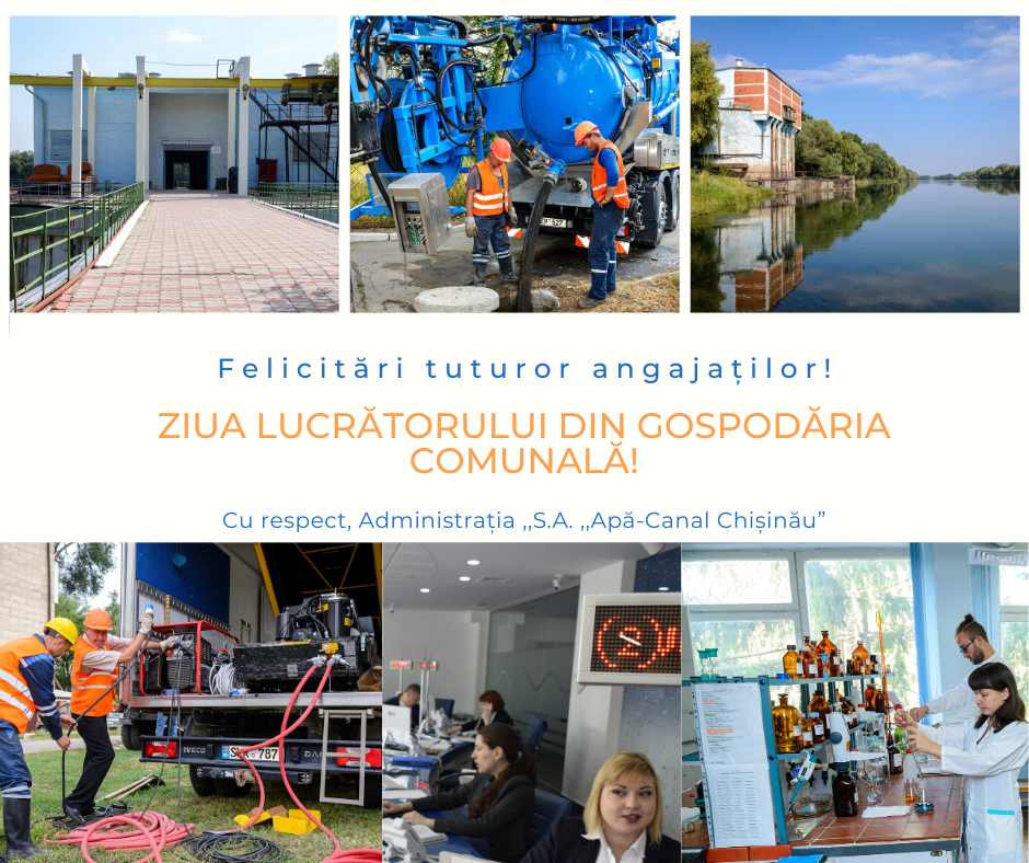 Lucrătorii din gospodăria comunală își sărbătoresc ziua profesională!
